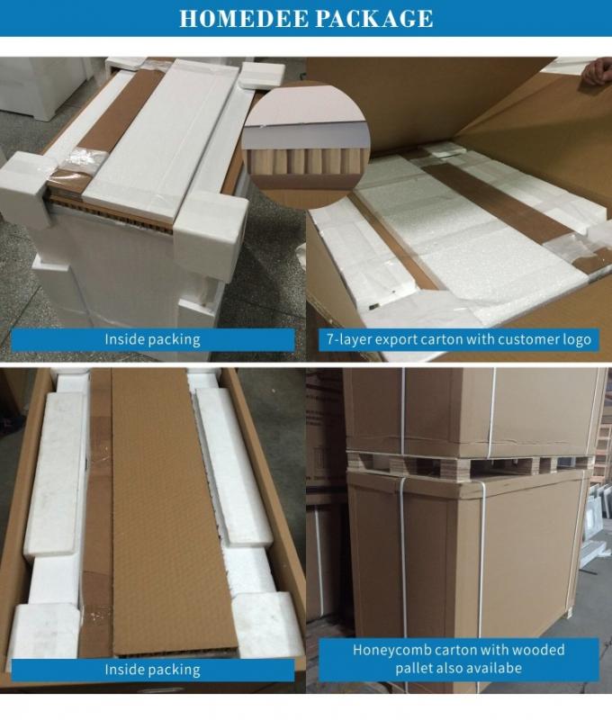 옆 내각 800 x 25 x 700mm를 가진 우아한 오크 MDF 목욕탕 가구