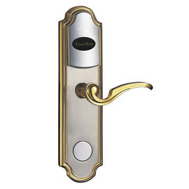 스마트 금 / 니켈 전자 문 잠금 RFID 카드 디지털 열쇠 없는 문 잠금