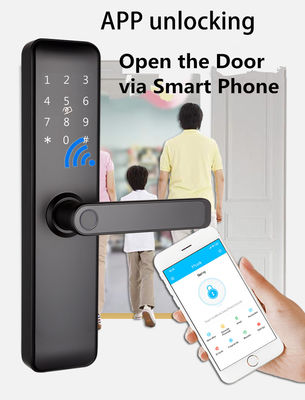 화려한 블루투스 와이파이 RFID 키 없는 스마트 잠금 아파트 집 입구 방 문