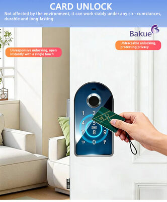 Rechargeable Lithium Batteries Bluetooth Door Lock Core  Keyless Entry System Mobile App Control