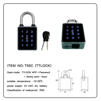 Bluetooth 터치 스크린과 함께 패드 잠금