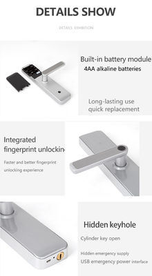 블루투스 와이파이 RFID 키 없는 스마트 문 잠금