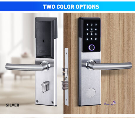 블루투스 방화성 스마트 도어 잠금 카드 코드 지문 APP 와이파이 총 무게 285Kg 보안 입력 시스템