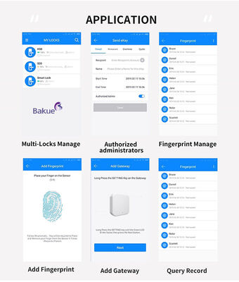 120분 방화 방지 프링거프린트 문 잠금 호환성 입구 문 아파트 문 호텔 문 사무실 문 접근 솔루션 스마트 APP 와이파이 코드