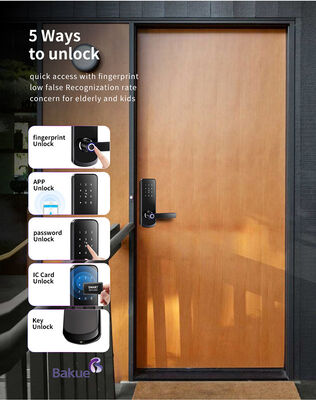 CE 화재 등급 EN1634-1 EN14846 단독 비밀번호가 있는 인증된 프링거프린트 문 잠금